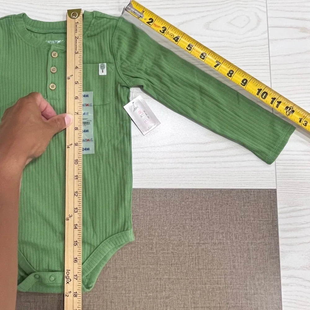 Garanimals Bodysuits Toddler Boys 24M Green Burgundy Yellow Dino 3 Count NEW